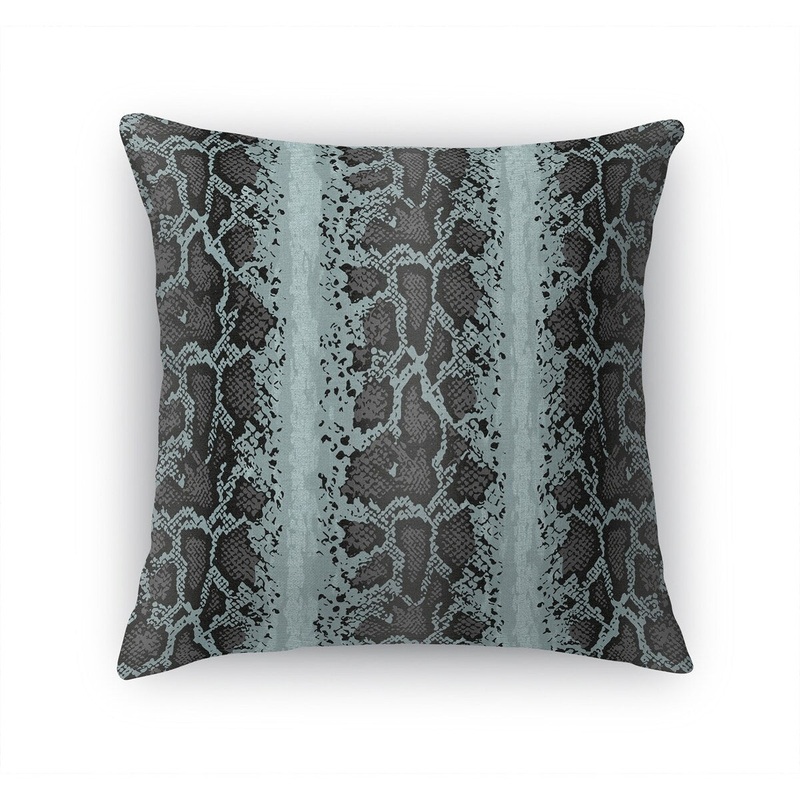 SNAKE BLUE Accent Pillow by Kavka Designs