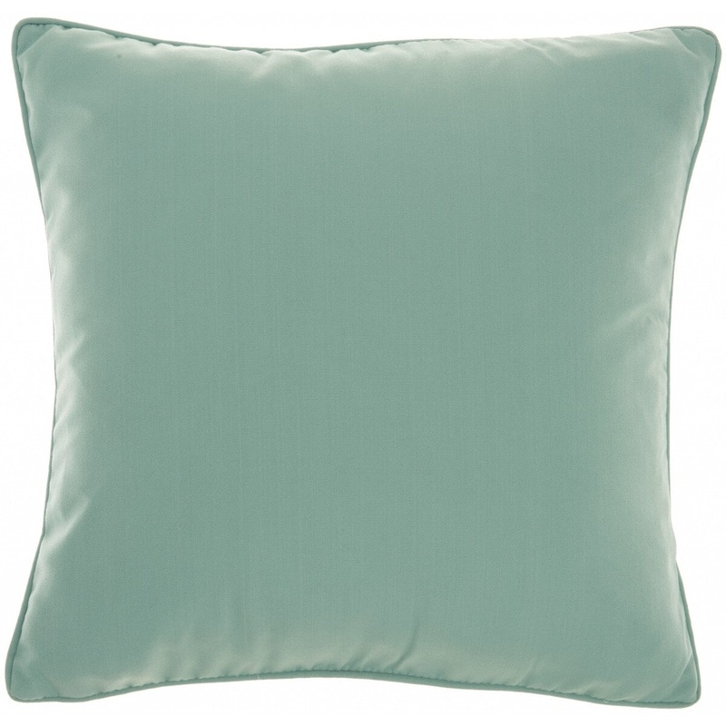 Teal Velour Throw Pillow
