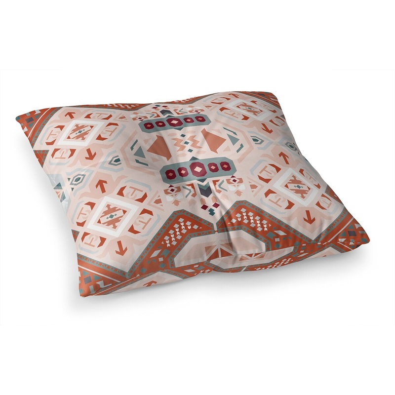 ABADEH TERRACOTTA Floor Pillow By Kavka Designs