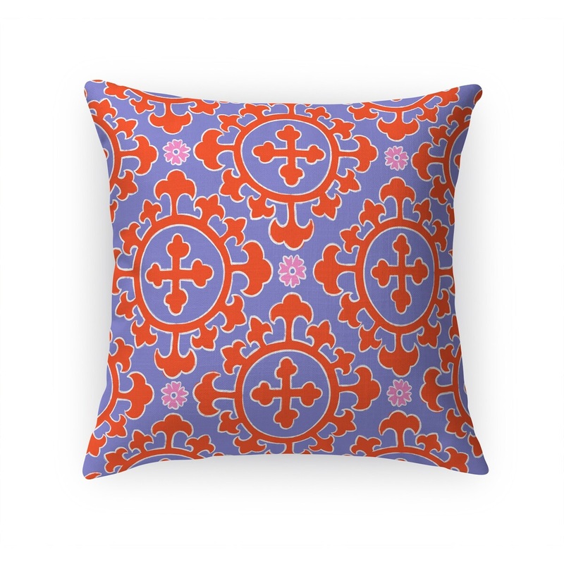 AZURA LAVENDER Linen Throw Pillow By Kavka Designs
