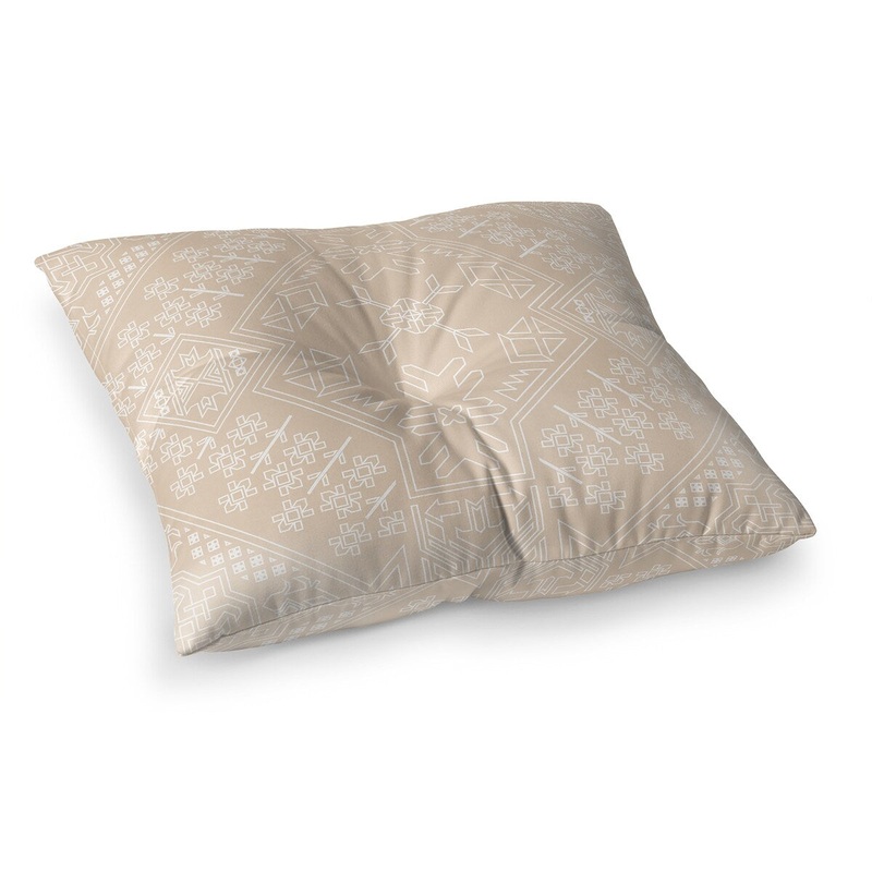 BAYBAR BEIGE Floor Pillow By Kavka Designs