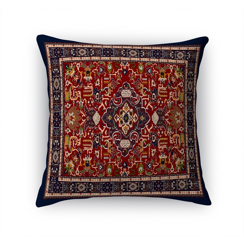 AGRA RED Accent Pillow by Kavka Designs