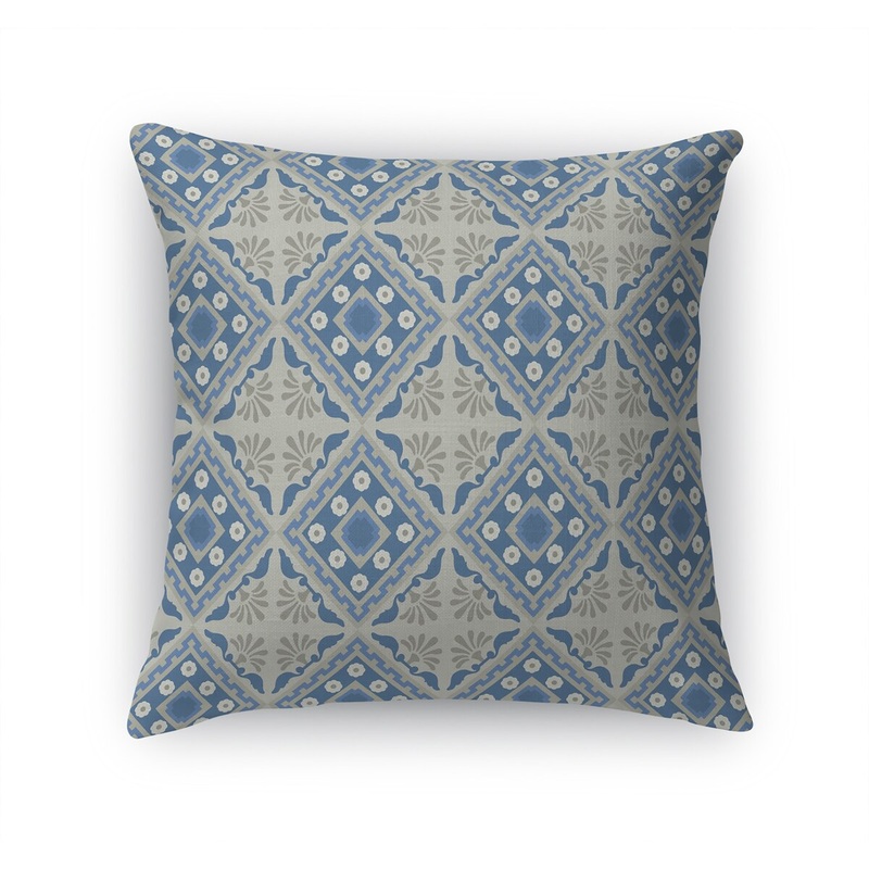 ATLAS LIGHT BLUE Accent Pillow by Marina Gutierrez