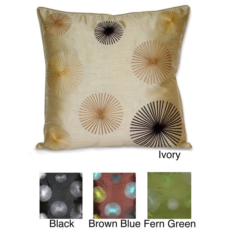 Spiral Embroidery Decorative Throw Pillows (Set of 2)