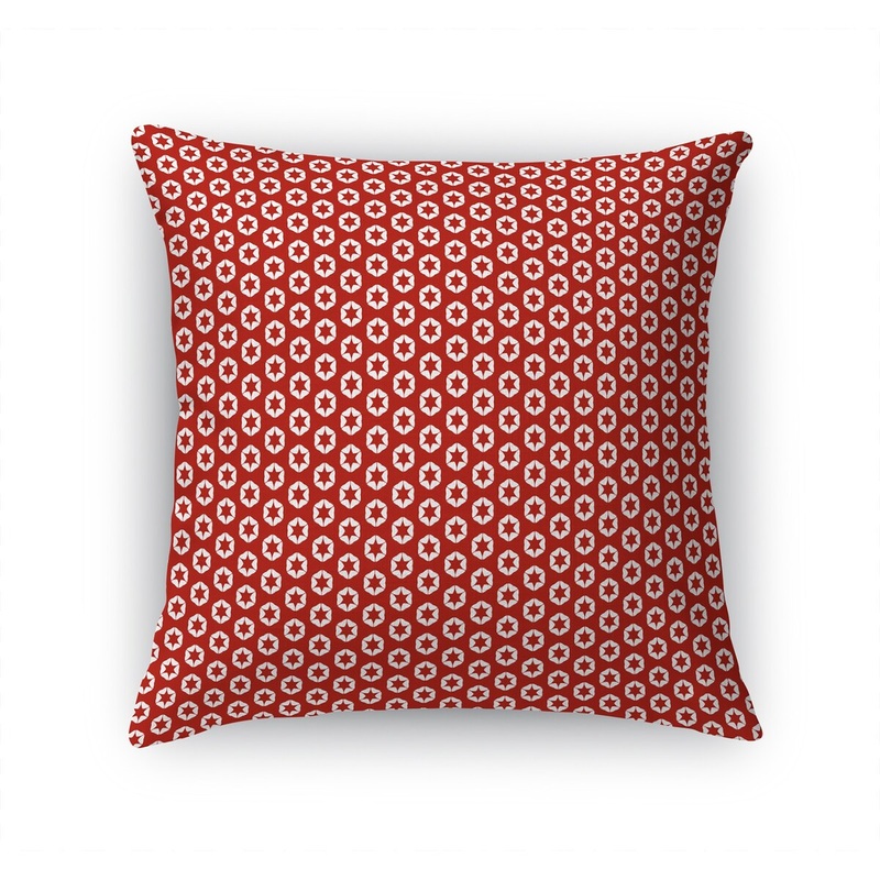 STAR POWER RED Accent Pillow by Terri Ellis