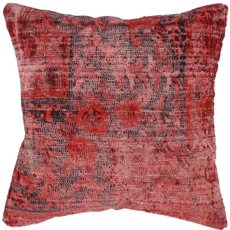 Vintage Distressed Arla Handmade Pillow -20 in. x 20 in.