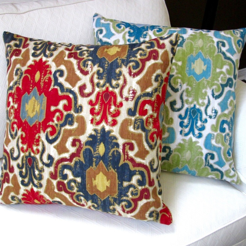 Artisan Pillows Indoor 20-inch Toroli Jewel or Aqua Venetian Style Antique Throw Pillow