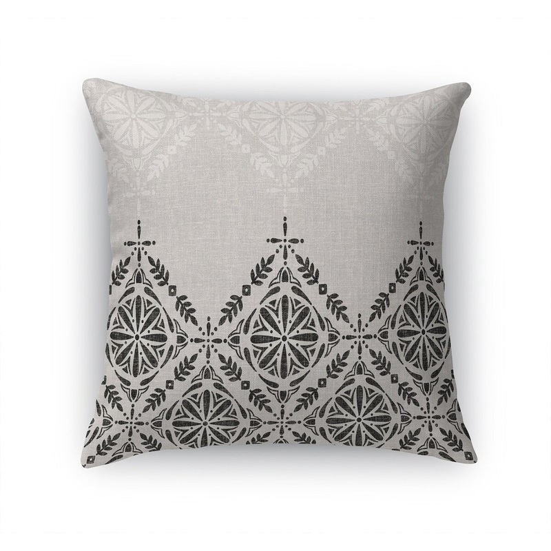 SHADOW TILE CHARCOAL Accent Pillow by Kavka Designs