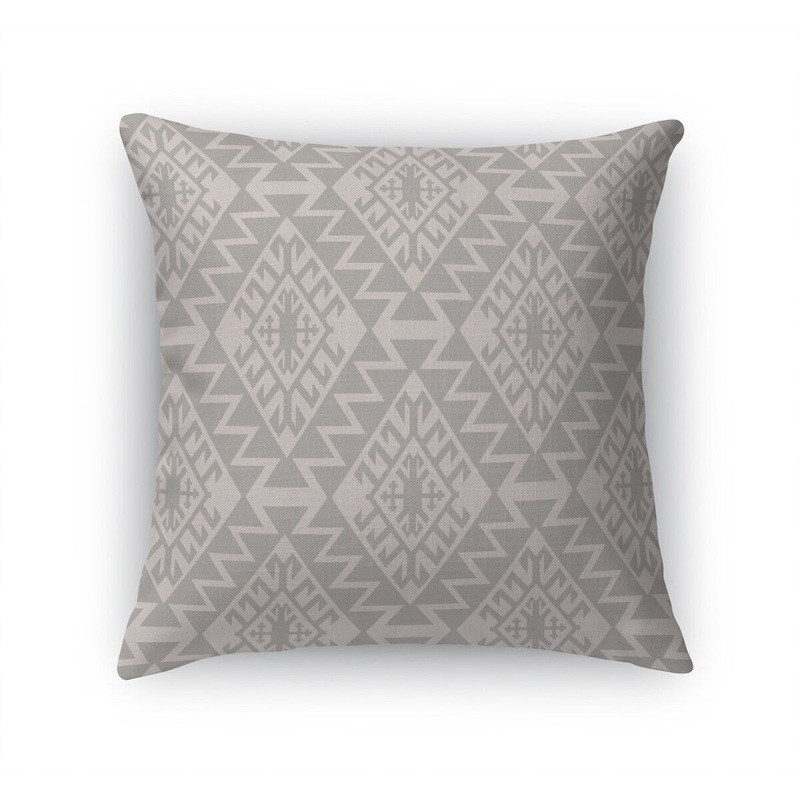 TAMARA LIGHT GREY Accent Pillow by Marina Gutierrez