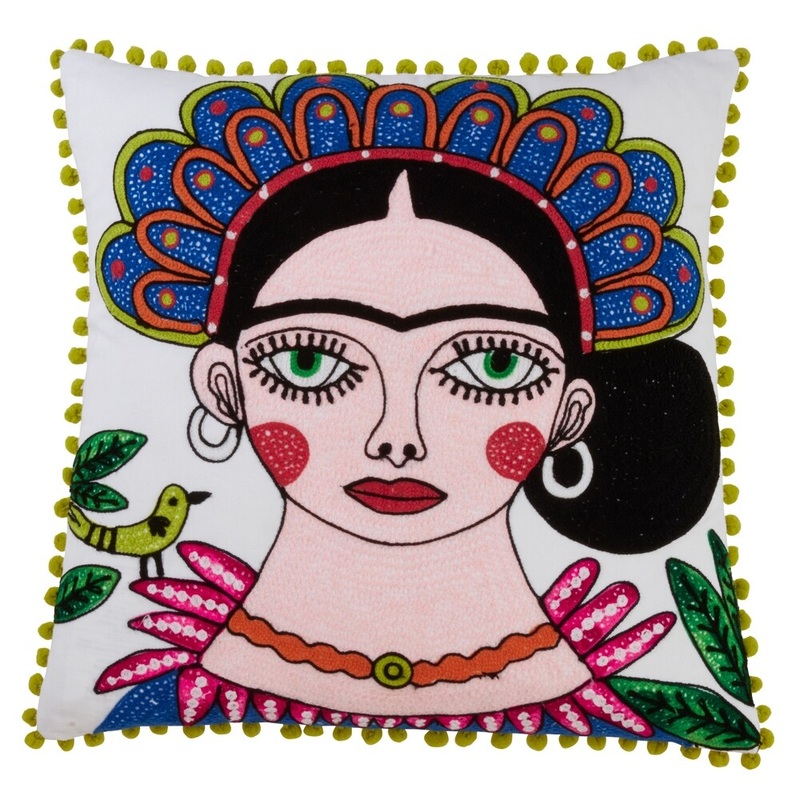Abstract Frida Kahlo Pillow