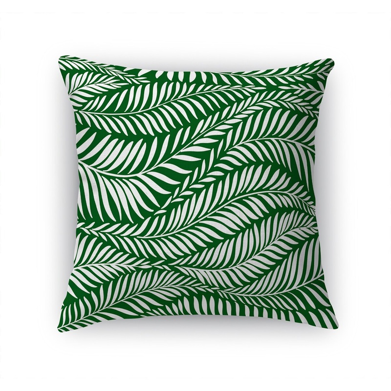 WAVING FERN GREEN Accent Pillow by Kavka Designs