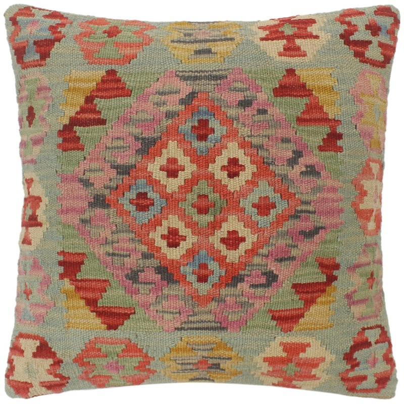 Southwestern Turkish Noonan Hand Woven Kilim Pillow