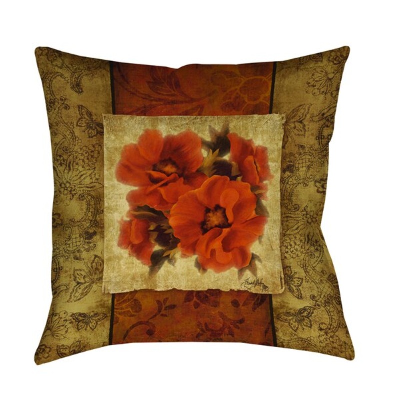 Spice Flower II Indoor/ Outdoor Pillow