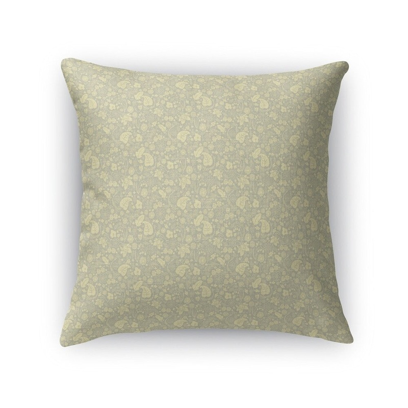 SPRING FIELDS, YELLOW Accent Pillow By Kavka Designs