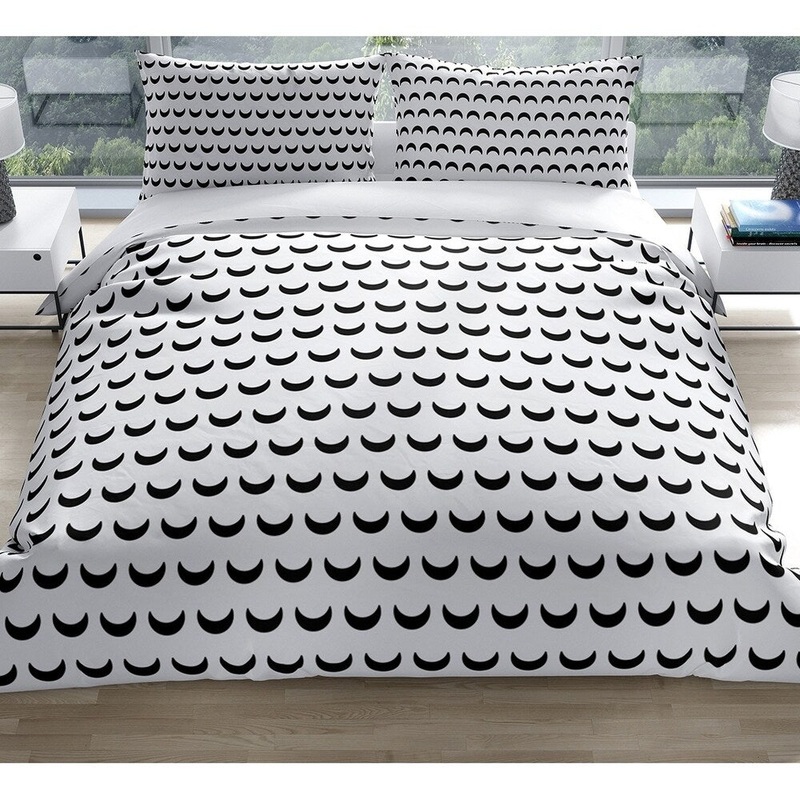 WAVY ABYSS BLACK BIG Pillow Case By Kavka Designs