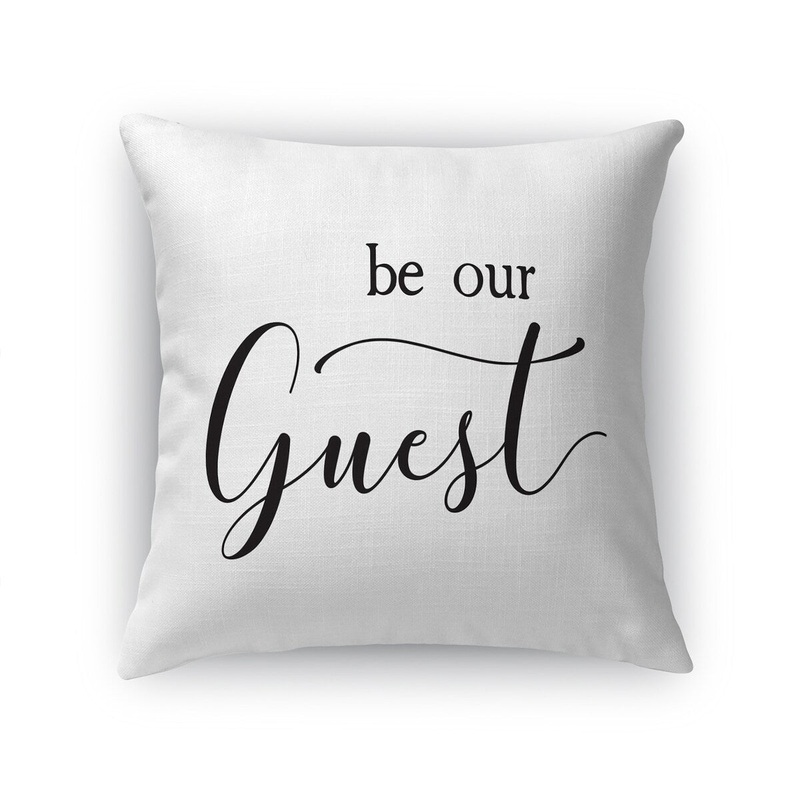 BE OUR GUEST Accent Pillow by Terri Ellis