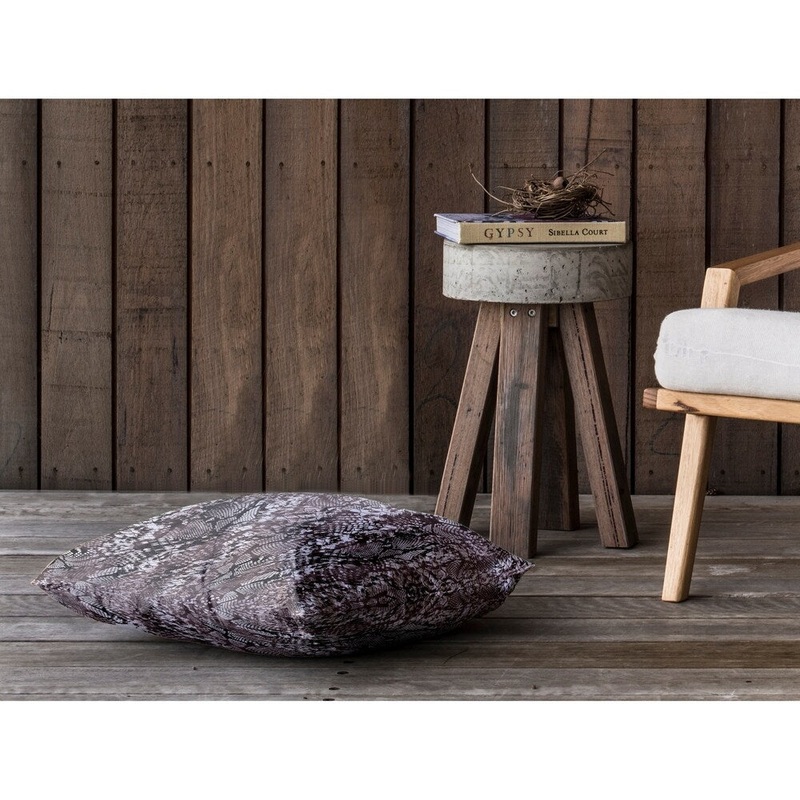VIPER GREY Floor Pillow By Kavka Designs