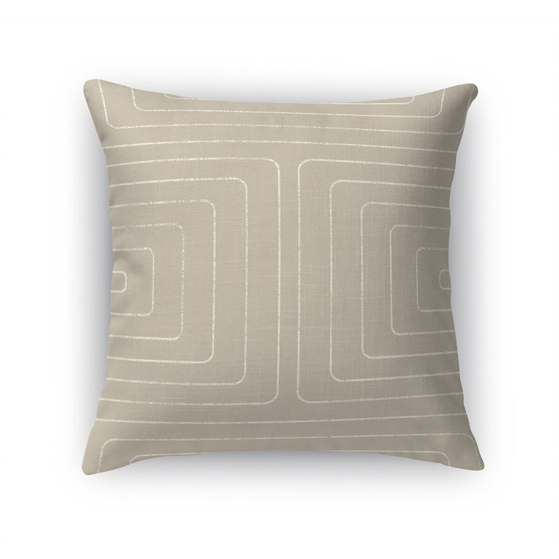 ZOOM TAN Accent Pillow by Becky Bailey