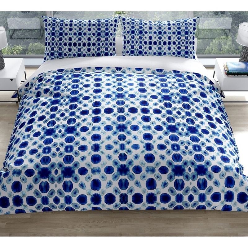 SHIBORI CIRCLE Pillow Case By Kavka Designs