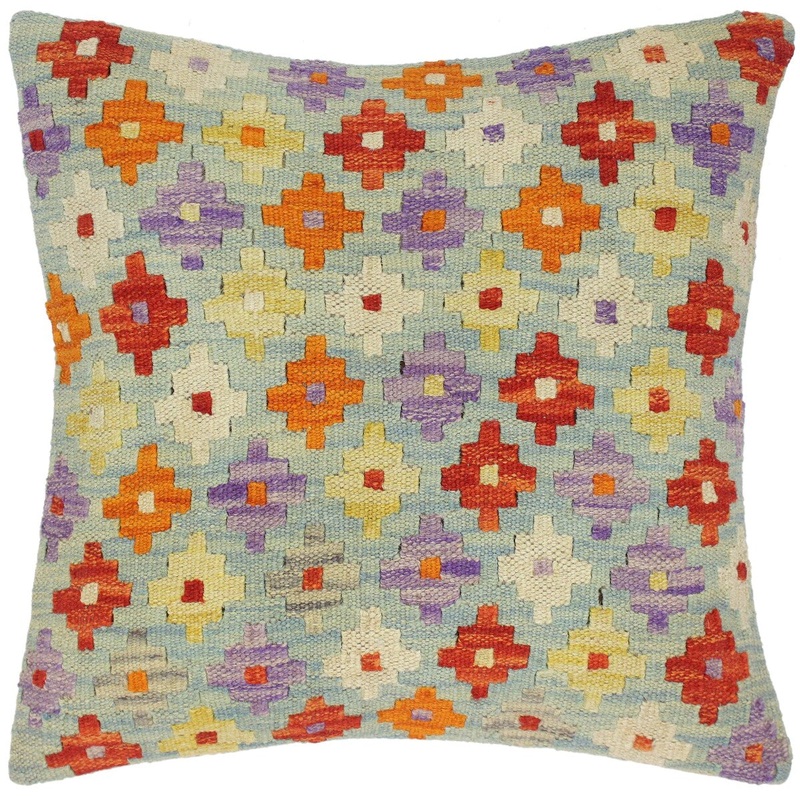 Southwestern Andrew Hand-Woven Turkish Kilim Throw Pillow