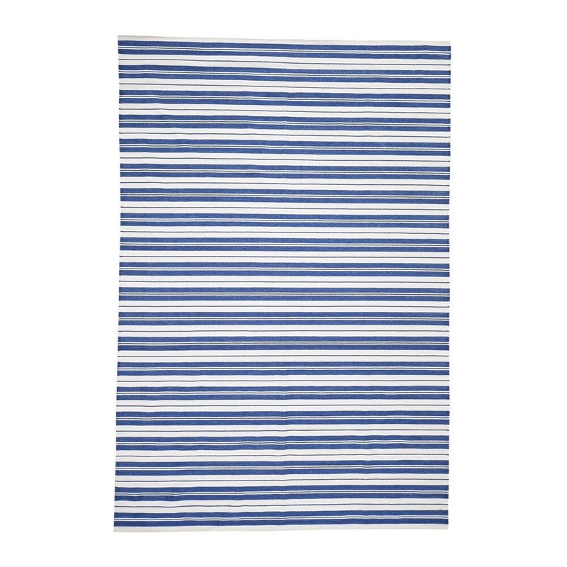 Shahbanu Rugs Pure Cotton Reversible Durie Kilim Flat Weave Hand Woven Rug (6'0" x 8'10") - 6'0" x 8'10"