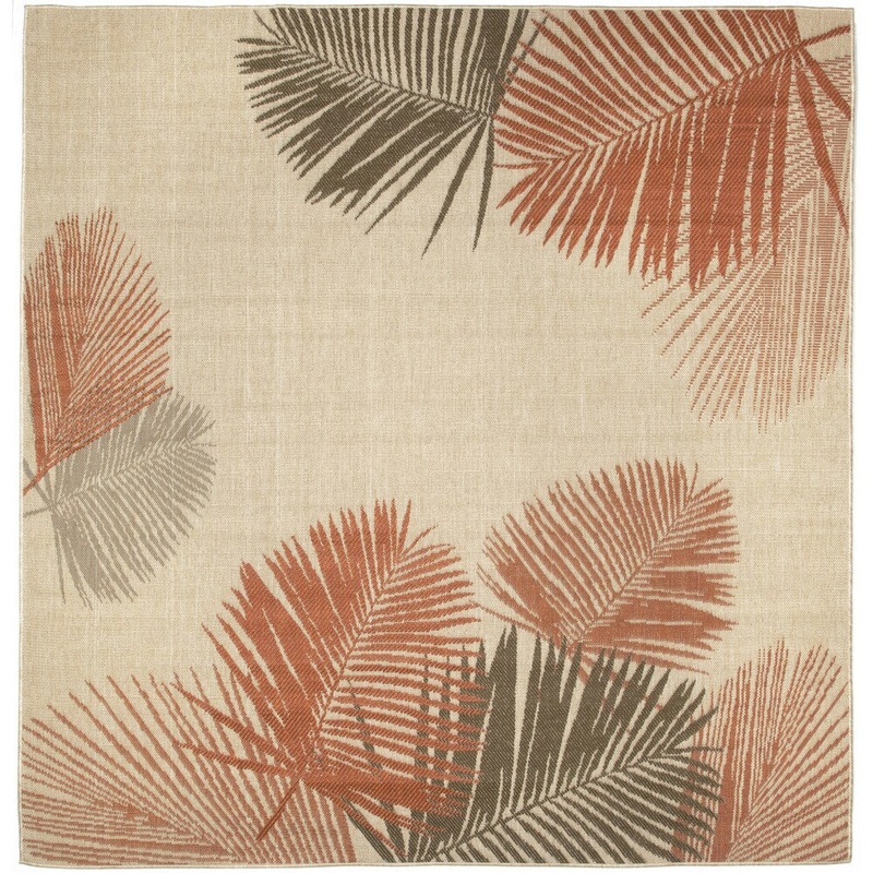 Leaves Outdoor Rug (7'10 SQ)