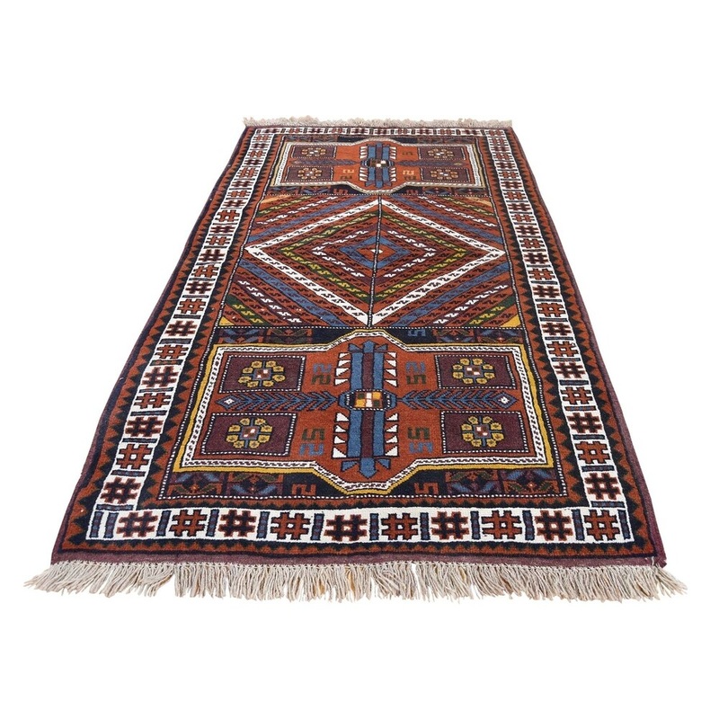 Shahbanu Rugs Pure Wool Hand Knotted Persian Northwest Oriental Rug (3'9" x 6'5") - 3'9" x 6'5"