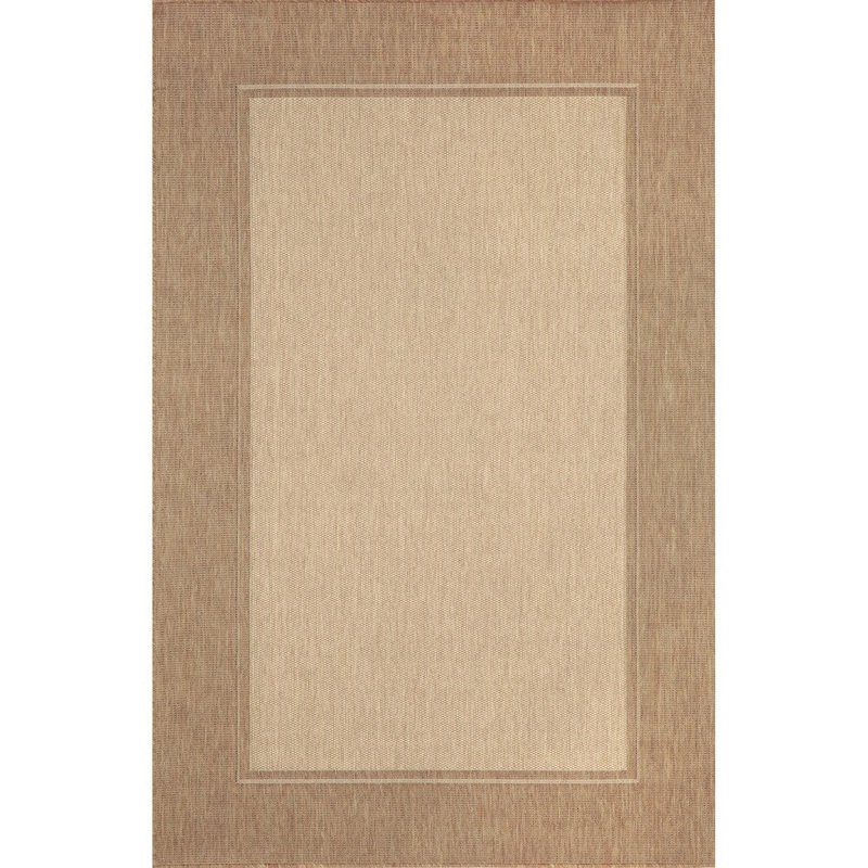 Simple Border Outdoor Rug (7'10"X9'10")