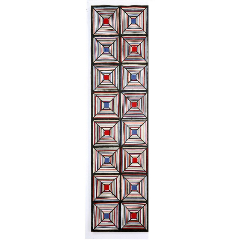 Cross Stitch Outdoor Rug