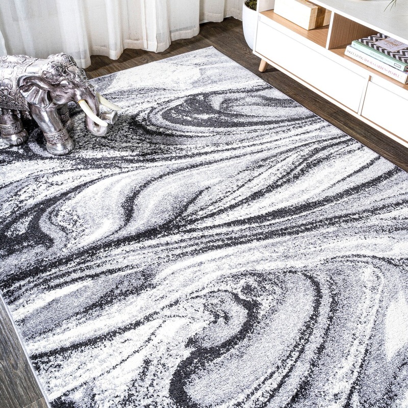 JONATHAN Y Alcudia Abstract Marble Contemporary Area Rug