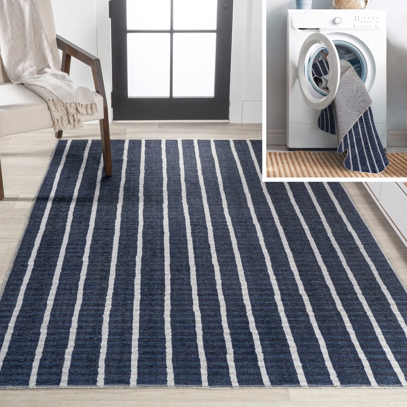 JONATHAN Y Nautisk Bohemian Medallion Textured Weave Machine Washable Area Rug
