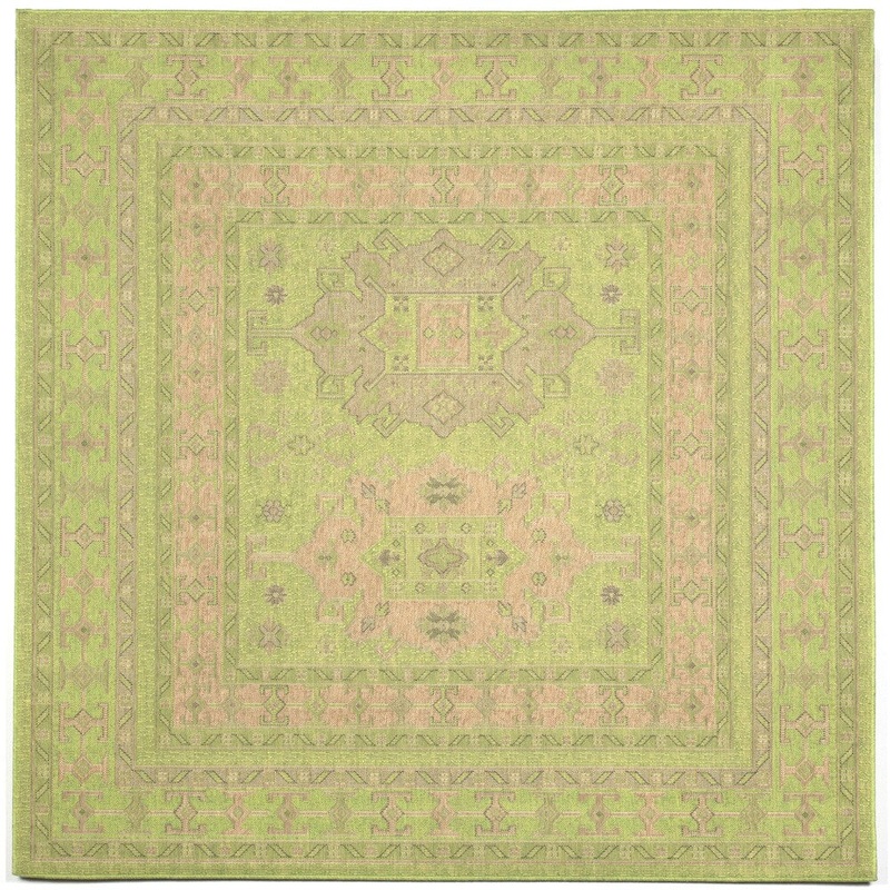 Antique Outdoor Rug (7'10 Square)