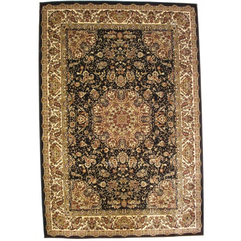 Bursa Black Area Rug