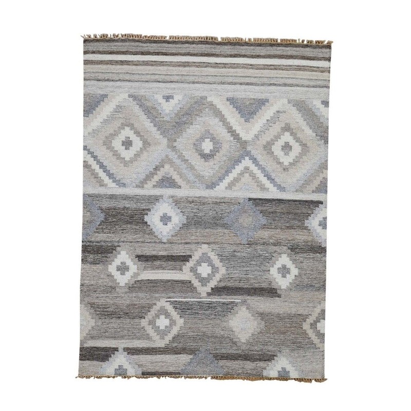 Shahbanu Rugs Reversible Flat Weave Anatolian Kilim Hand Woven Oriental Rug (5'2" x 7'1") - 5'2" x 7'1"