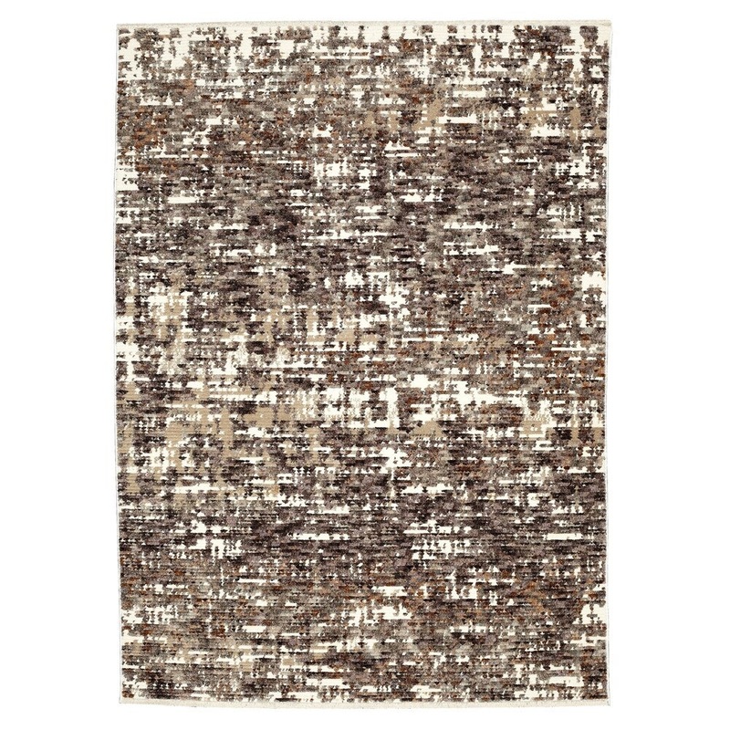 8'x10'2" Modern Abstract Ribbed Textured Premium Polyester Rug - 8' x 10'/Surplus