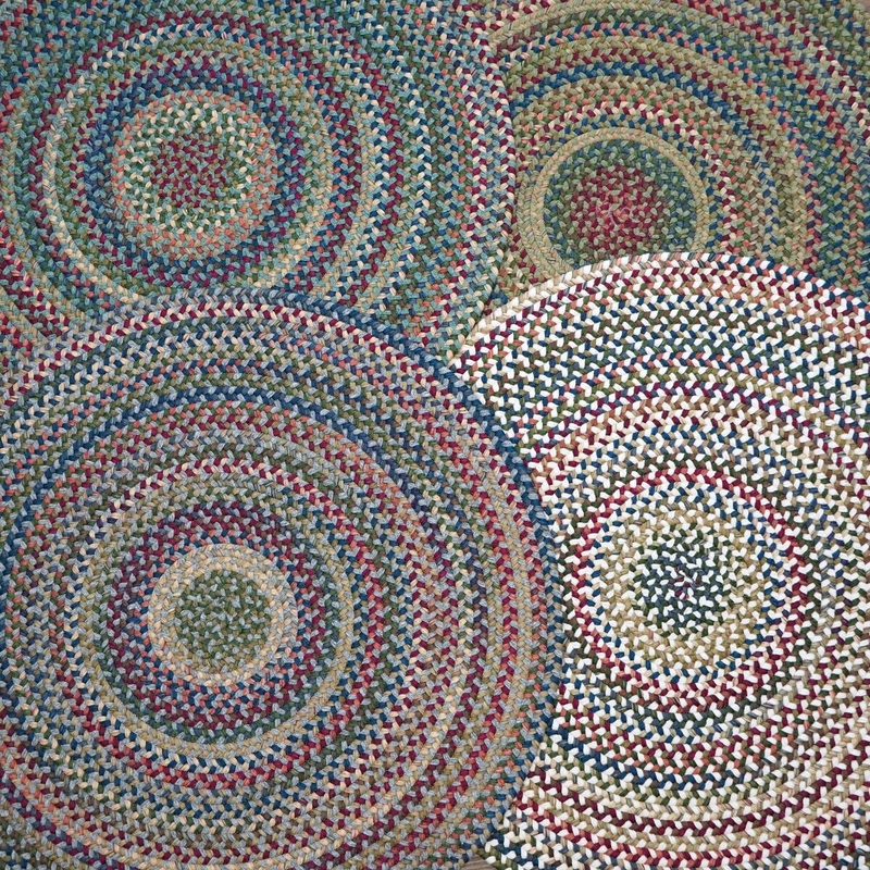 Colonial Mills Bailey Wool Multi Round Area Rug