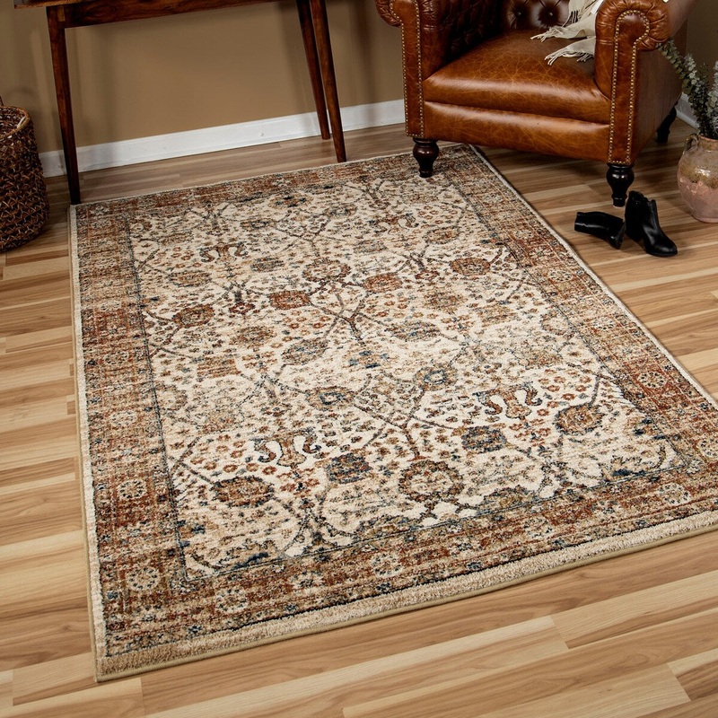 Skyline Decor Tree Of Life Off White 8'10"x13' Rug - Big