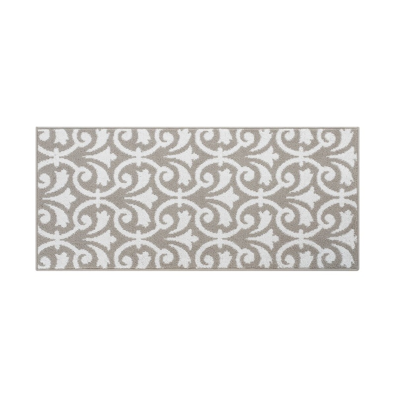 Jean Pierre Tufted Runner Karb Floral Scroll Rug Modern Home Dcor Slip-resistantAccent Carpet for Entryway and Hallway